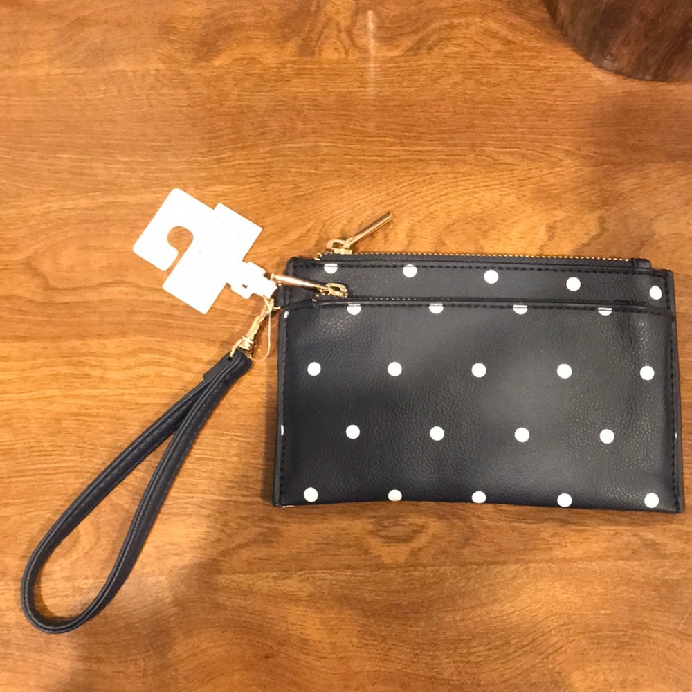Polka Dot Clutch
